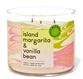 Bath & Body Works Island Margarita & Vanilla Bean Candle