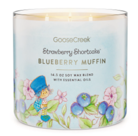 Strawberry Shortcake Blueberry Muffin Candle
