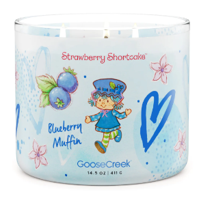 Strawberry Shortcake Blueberry Muffin Candle